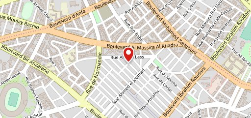 Burger King - Maarif sur la carte