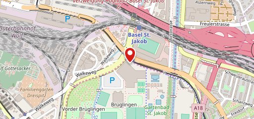 Burger King St. Jakob-Park sulla mappa