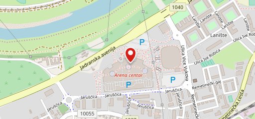 Burger King Arena Centar Zagreb sulla mappa