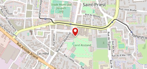 Burger's St Priest sur la carte