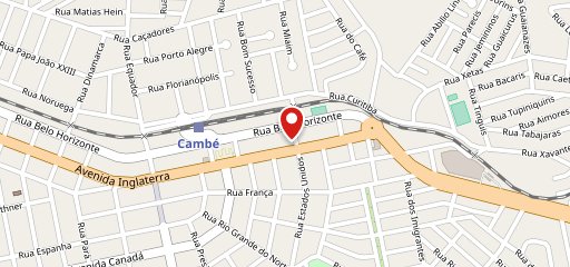 Agrobar - Cambé no mapa