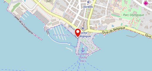 Terrasse d'Ouchy sur la carte