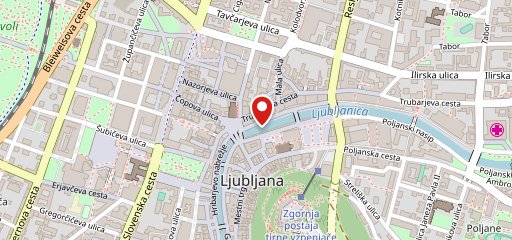 Cacao Ljubljana sur la carte