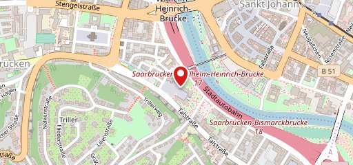 Café am Schloss / Saarbrücken sur la carte