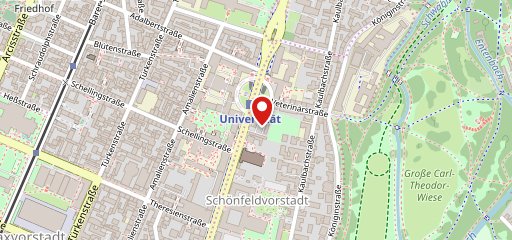 Cafe An Der Uni sur la carte