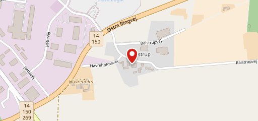 Café Balstrupgaard sur la carte