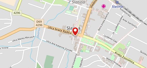 Caffe bar Jole Slatina sulla mappa