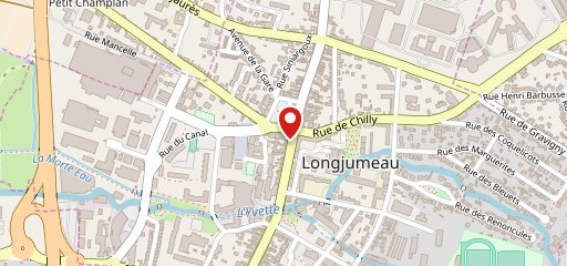 Café Bar Longjumeau sur la carte