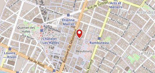 Cafe Blanchet Paris sur la carte