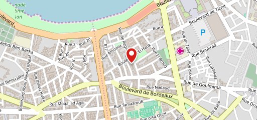 Café Borgonesse sur la carte