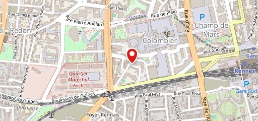 Café Cortina sur la carte