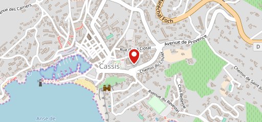 Casino Barrière Cassis sur la carte