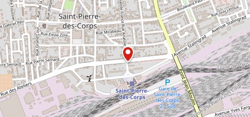 Cafe de la Gare sur la carte