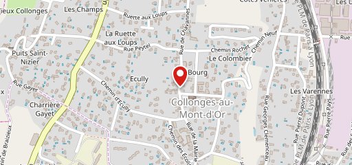 Café de la Mairie sur la carte