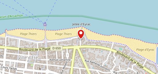 Côté Café de la Plage du Restaurant Chez Pierre Arcachon sur la carte