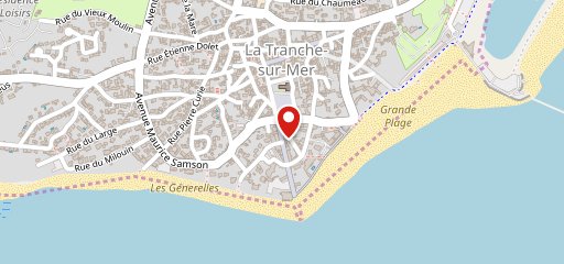 Le Café de la Plage sur la carte