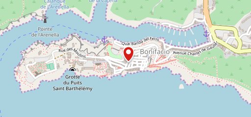 Café de la Poste Restaurant Bonifacio sur la carte