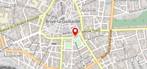 Post'Café Brive la Gaillarde sur la carte