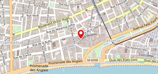 Le Café de Nice sur la carte