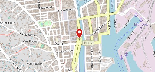 Hôtel de Paris à Sète sur la carte