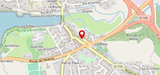 Café Du Centre sur la carte