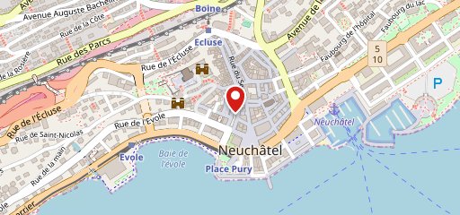 Hôtel-Restaurant du Marché - Neuchâtel Suisse sur la carte