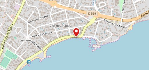 Café Du Rivage sur la carte