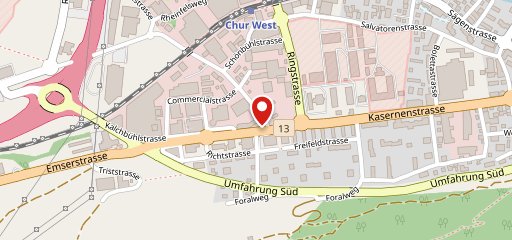 Restaurant Café Pizza haus Chur sulla mappa