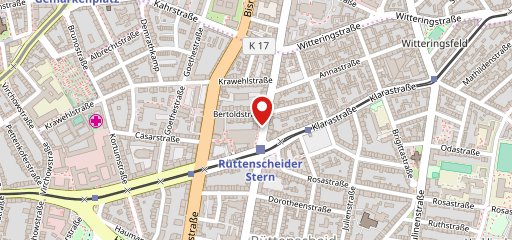 Cafe Extrablatt Essen Rüttenscheid sur la carte