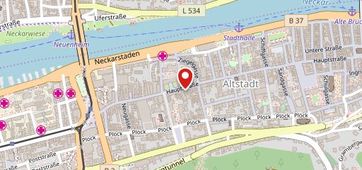 Café Extrablatt Heidelberg sur la carte