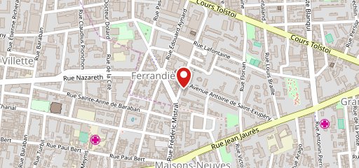 Le ferrandière sur la carte