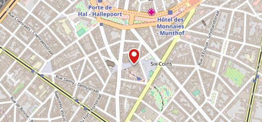 Café Flora sur la carte