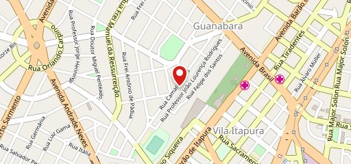 Café Guanabara no mapa