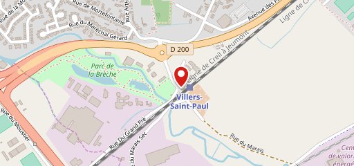 New Café De La Gare PMU et FDJ et MONDIAL RELAY et COLIS PRIVE et TNT et GLS De Villers St Paul sur la carte