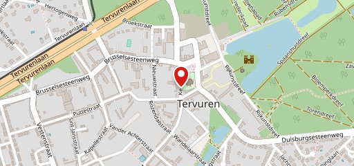 Cafe jardin Tervuren sur la carte