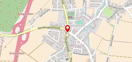 Wasserbar Kreuz Kriegstetten sur la carte