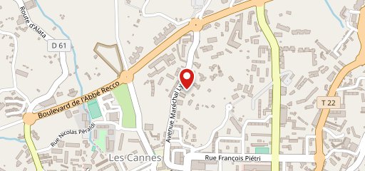 Café le Finosello sur la carte