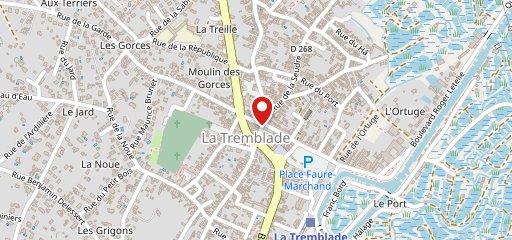 Cafe Le Gambetta sur la carte