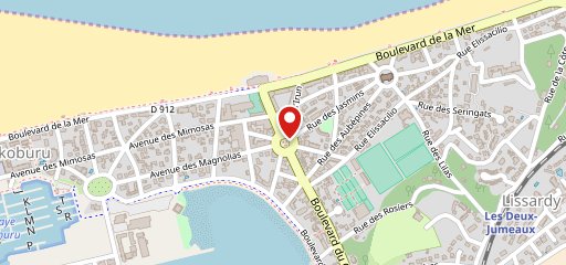 Café Le Régina Hendaye France sur la carte