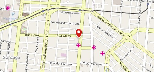 Casa de Café Literatura no mapa