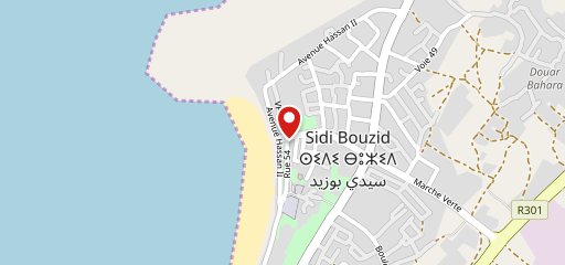 Café Restaurant Logo, Sidi Bouzid sur la carte