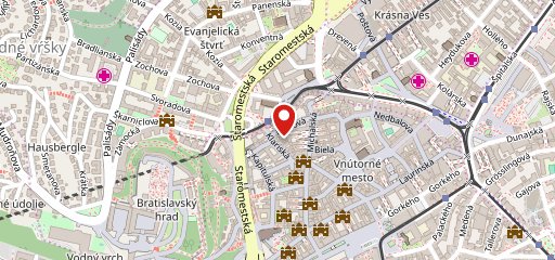 Cafe Malá vašta sur la carte