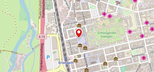 Café Margareta - Erlangen sur la carte