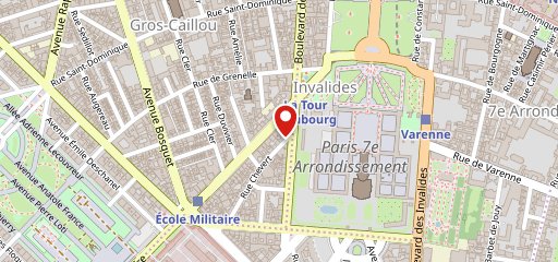 Café Max Invalides sur la carte