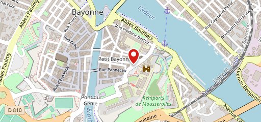 Café Moka Bayonne sur la carte