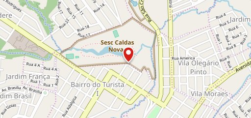 Café Pireneus - Sesc Caldas Novas no mapa