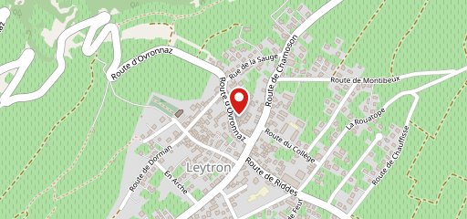 Café-restaurant de l’Union Leytron RL sur la carte