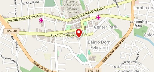 Cafe Setembrina no mapa