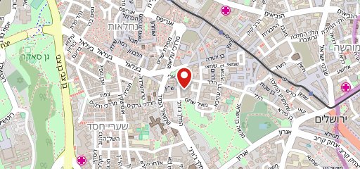 בייגל קפה רחביה bagel cafe sur la carte