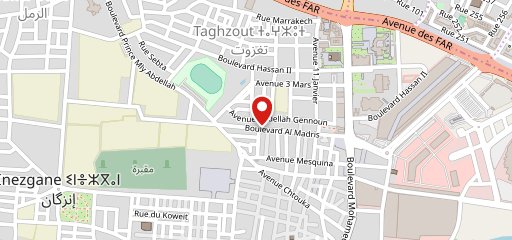 Café Amjad sur la carte